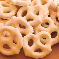 white chocolate covered pretzels