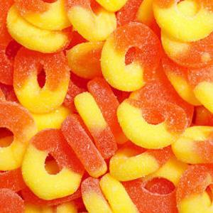 Gummy Peach Rings